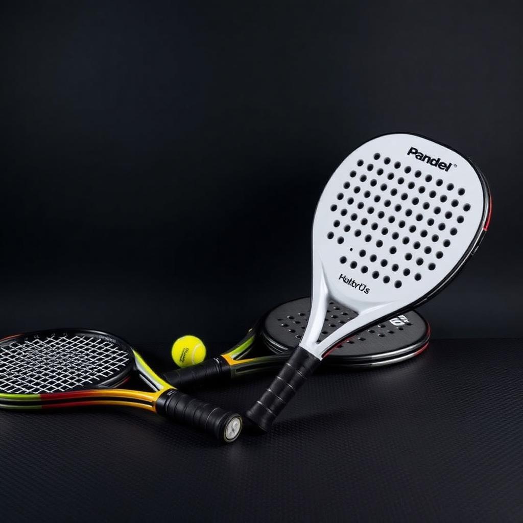 Carbon fibre and fibreglass padel rackets for private label brands