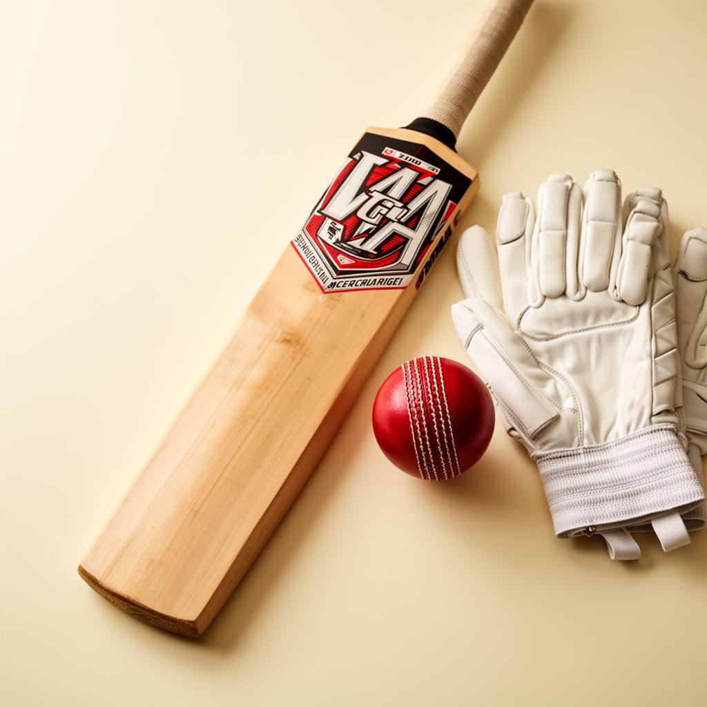 English willow cricket bats, pads and leather match balls ready for export
